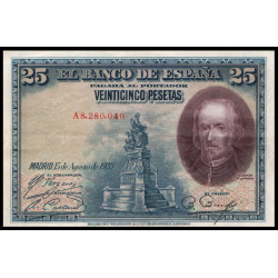PK74 Espagne - Billet de 25...