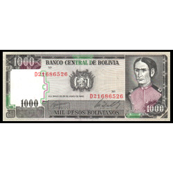 PK167 Bolivie - Billet de...
