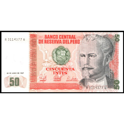 PK131 Perou - Billet de 50...