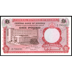 Nigeria - Billet de 1 Pound