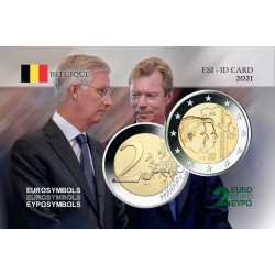 Belgique 2021 UEBL - Carte...