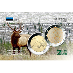 Estonie 2021 Finno - Carte...