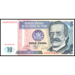 PK129 Perou - Billet de 10...