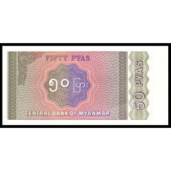 PK68 Myanmar - Billet de 50...