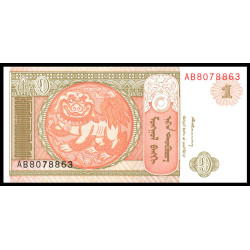 PK52 Mongolie - Billet de 1...