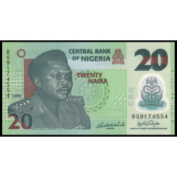 PK34 Nigéria - Billet de 20...