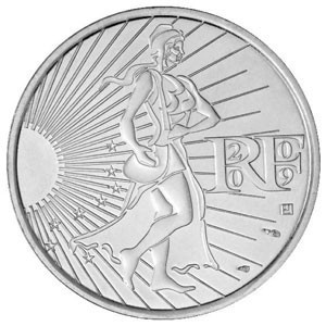 10 euros argent semeuse 2009
