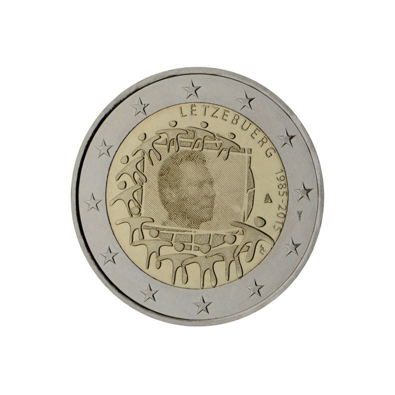 Série 19 pièces 2 Euros commémorative 30 ans Drapeau Européen 2015