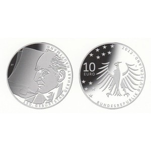 ALLEMAGNE 2012 - 10 EUROS GERHART