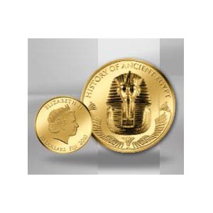 EGYPTE MASQUE DE TOUTANKHAMON - MONNAIE EN OR MASSIF