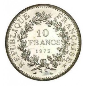 10 FRANCS HERCULE EN ARGENT  