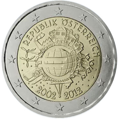 Europe – Collection complète d'euros des 12 premiers pays à avoir adopté  l'euro + 20 pièces de 2 euros spéciales « les 10 ans de l'euro » dans des  classeurs spéciaux. - Catawiki