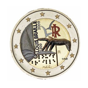 ITALIE 2009 - 2 EUROS COMMEMORATIVE EN COULEUR