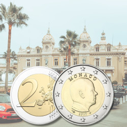 2 euros Monaco 2017 Albert