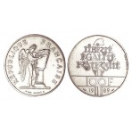 100 FRANCS ARGENT DROITS DE L'HOMME