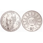 100 FRANCS ARGENT JEAN MONNET