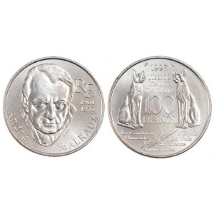 100 FRANCS ARGENT MALRAUX