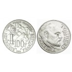 100 FRANCS ARGENT EMILE ZOLA