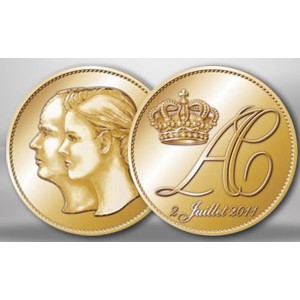 MONACO 2011 - MEDAILLE MARIAGE PRINCIER 