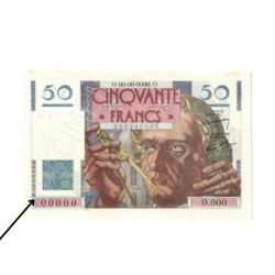 50F VERRIER SPECIMEN