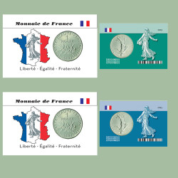Lot de 2 Coincards Verte et...
