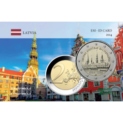 Lettonie 2014 Riga - carte...