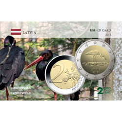 Lettonie 2015 Cigogne -...