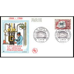 Enveloppe 1er jour 1966 -...