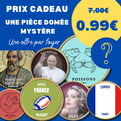 Pièce Euro domée MYSTERE