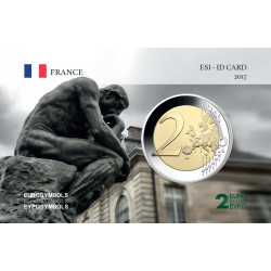 France 2017 Rodin - carte...
