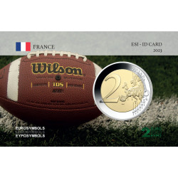 France 2023 Rugby - carte...