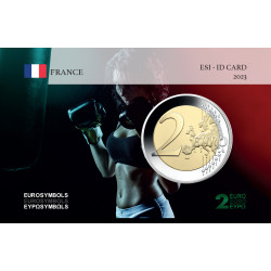 France 2023 Boxe - carte...