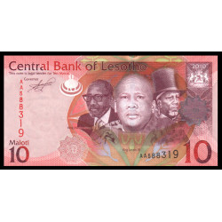 PK21 Lesotho - Billet de 10...