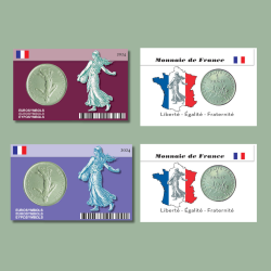 Série de 2 Coincards France...
