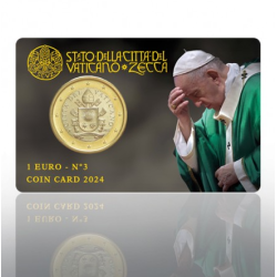 Vatican 2024 – Coincard 1 euro Saint-Père