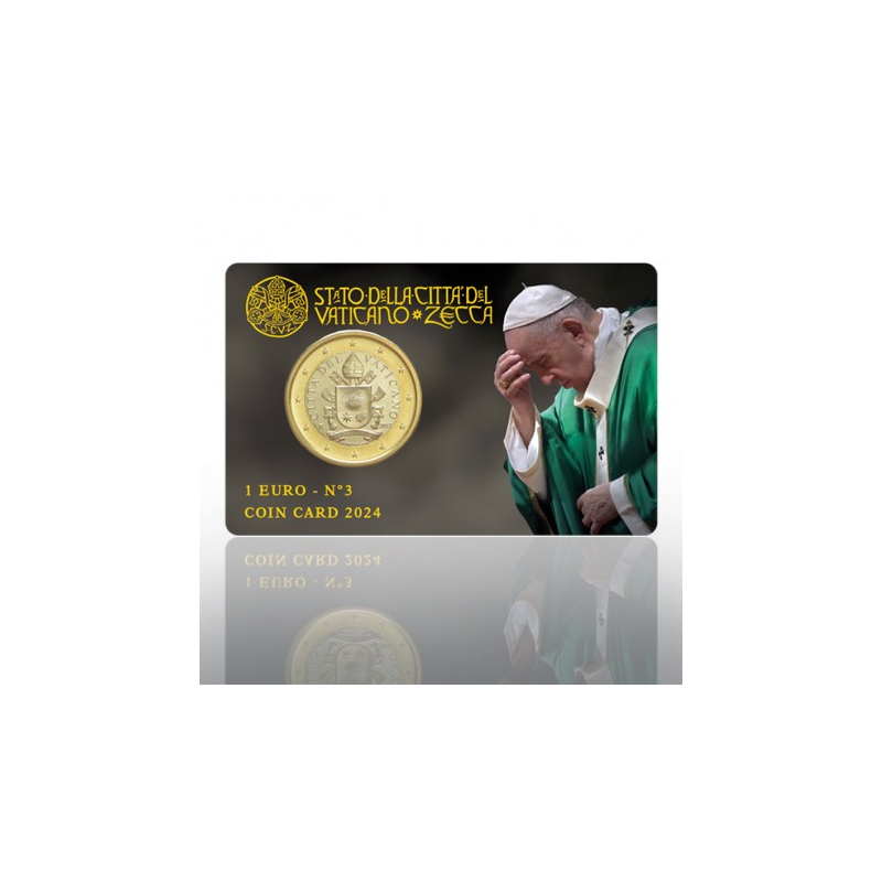 Vatican 2024 – Coincard 1 euro Saint-Père