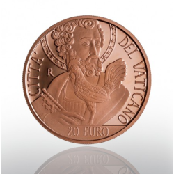 Vatican 2024 – 20 EUROS EN CUIVRE BE - 2024