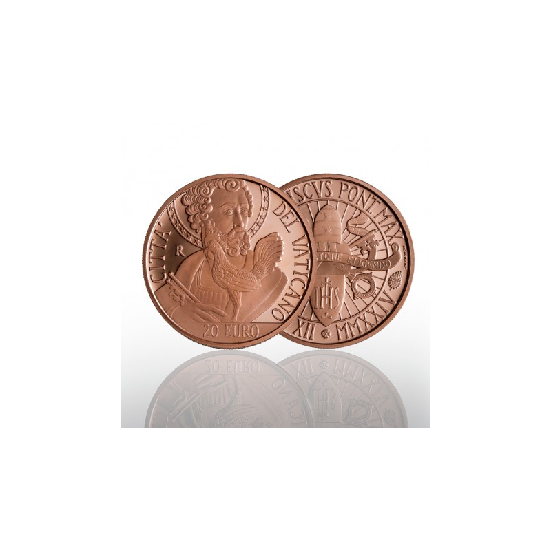 Vatican 2024 – 20 EUROS EN CUIVRE BE - 2024