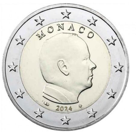 Monaco 2024- 2 euro Albert Monaco 2024- 2 euro Albert