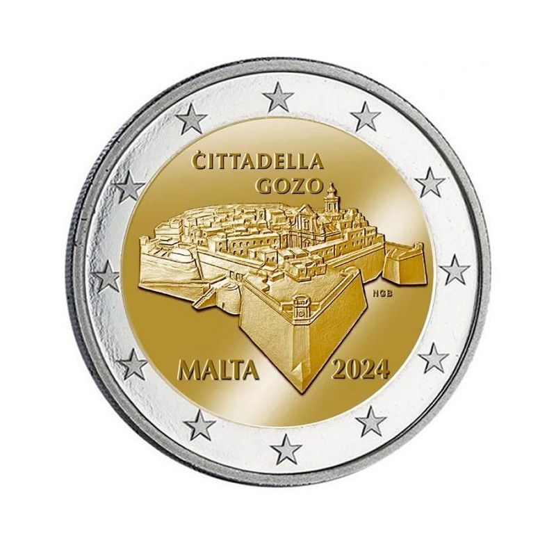 Malte 2024 - Coffret BU inclus 2 euro commémorative Castello de Gozo