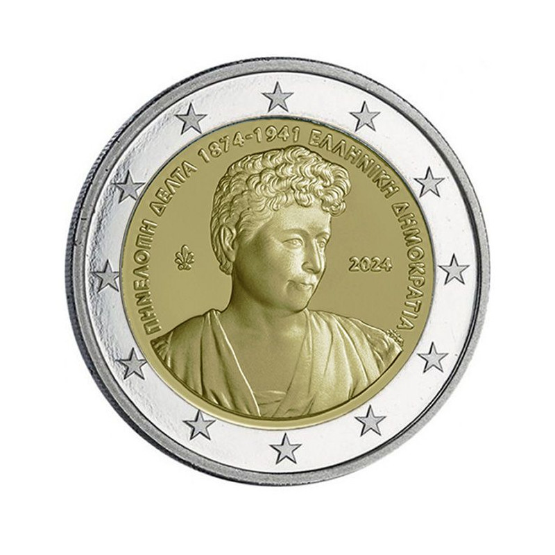 Grèce 2024 - 2 euro commémorative – Penelope Delta