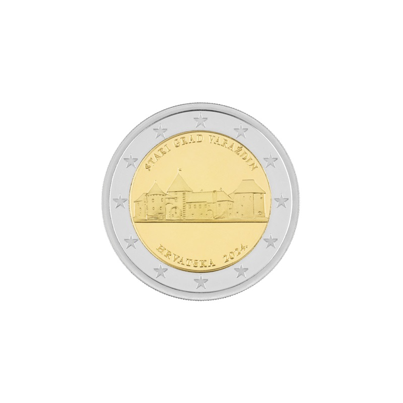 Croatie 2024 – 2 euro Coincard  "Château de Varazdin"