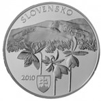20 euros Slovaquie 2010 en Argent - RARE