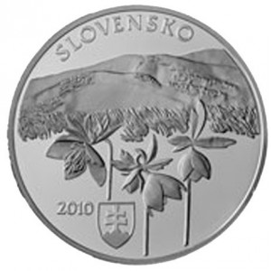 20 euros Slovaquie 2010 en Argent - RARE