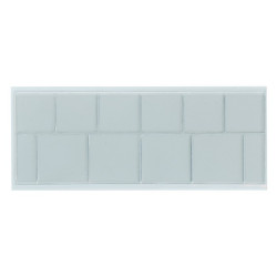 Pochette plastique en pvc rigide transparent pour une série de pièces Euro courantes, format 67 x 170 mm, paquet de 100