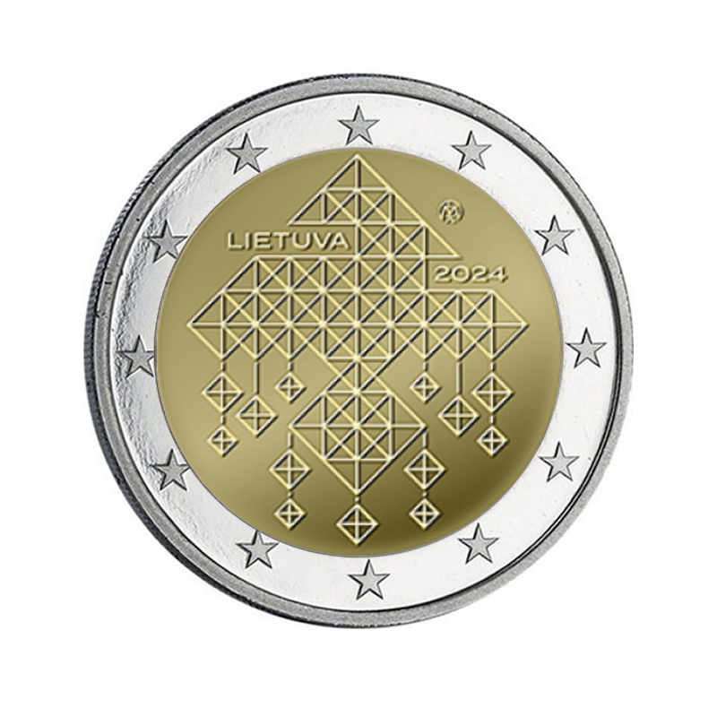 Lituanie 2024 - 2 euro commémorative -Himmeli Unesco