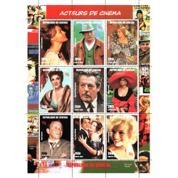 Bloc feuillet Acteurs de...