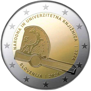 Slovénie 2024 - 2 euro commémorative – Bibliothèque