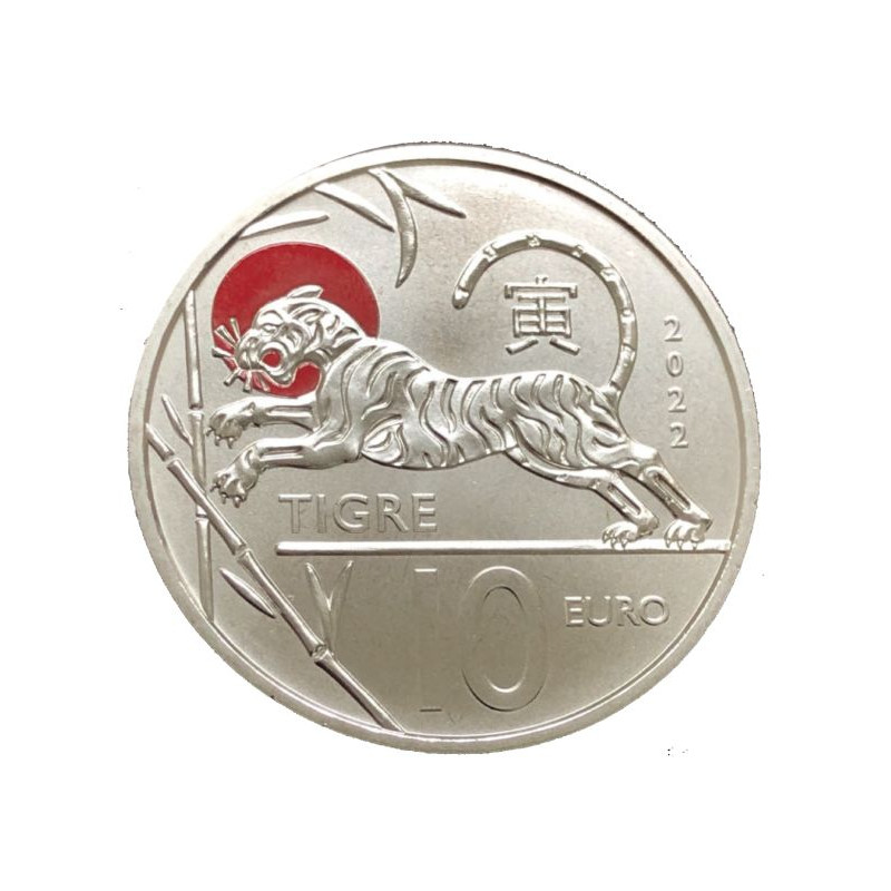 Saint Marin 2022 – Série complète 3x10 euros commémoratives UNC – Le Rat, le Buffle, le Tigre