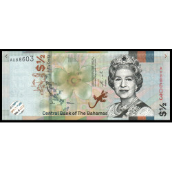P.68 Bahamas - Billet 0,5...